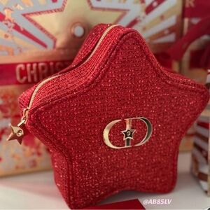 Dior Red Star-Shaped Designer Bag